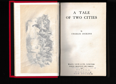 Book, Ward Lock and Co, A tale of two cities, 1911