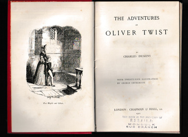 Book, Chapman and Hall et al, Oliver Twist, 1902