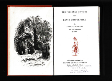 Book, Oxford University Press, The personal history of David Copperfield, 1948