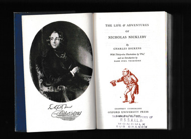 Book, Charles Dickens, Nicholas Nickleby