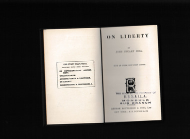 Book, John Stuart Mill, On liberty