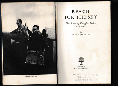 Book, Paul Brickhill, Reach for the sky, 1954