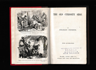 Book, Charles Dickens, The old curiosty shop