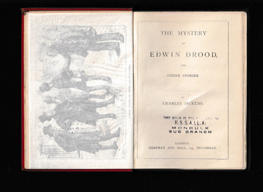 Book, Charles Dickens, The mystery of Edwin Drood