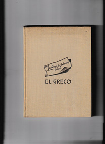 Book, Heinemann, El Greco, 1953