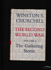 Book, Cassell and Co, The second world war volume one: The gathering storm, 1950