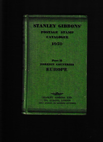 Book, Stanley Gibbons, Stanley Gibbons Postage stamp catalogue 1950, Part II Foreign countries Europe, 1950