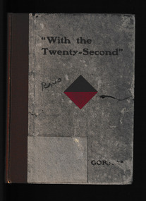 Book, H. H. Champion, "With the Twenty-Second" : a history of the Twenty-Second Battalion, A.I.F, 1919
