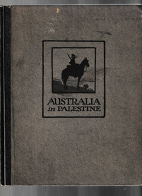 Book, Angus and Robertson, Australia in Palestine, 1919