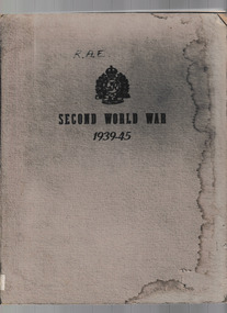 Book, Specialty Press, The Corps of Royal Australian Engineers in the Second World War 1939-45, 1946