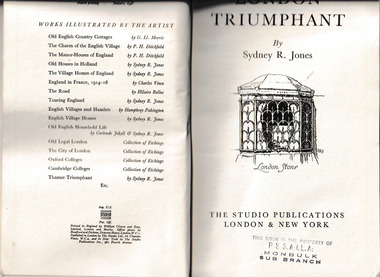 Book, Studio Publications, London triumphant, 1942