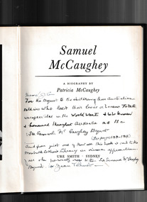 Book, Ure Smith, Samuel McCaughey : a biography, 1955