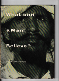 Book, Farrar, Straus and Young, What can a man believe?, 1952
