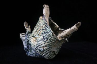 Sculpture, Rosemarie Reber, Oopsie Daisey 2, 2011