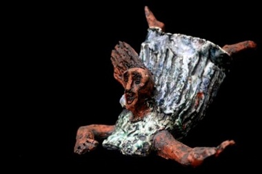 Sculpture, Rosemarie Reber, Oopsie Daisey 4, 2011