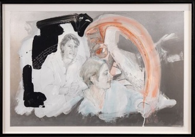 Painting, Kathy Vafiadis, Portrait of Joan Ryan, 2001