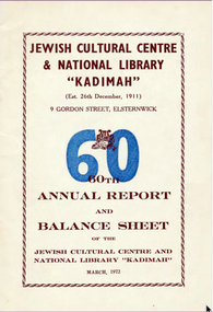Document - Annual Report, 60th Annual Report and Balance Sheets 1972