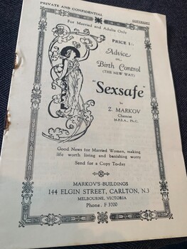 Image of an old pamphlet