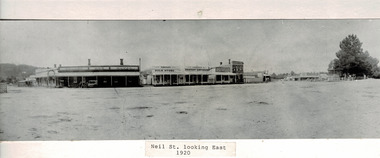 Photograph - Beaufort Streetscape, Beaufort Neil St Looking East 1920