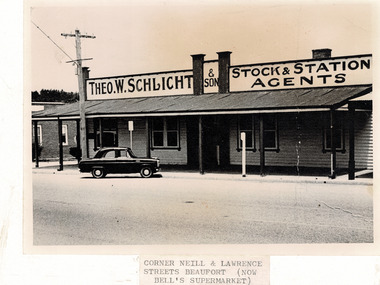 Photograph - Beaufort Business, T W Schlicht Auctioneer