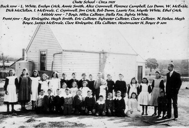 Photograph - Group Photograph, Chute School c 1905