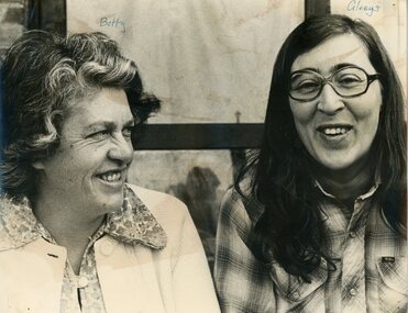 Photograph - KNH 5/2/008 Photograph of Betty Forster and Glenys circa 1977-1982