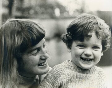 Photograph - KNH 5/2/013 Norma Gadd and son Jamie