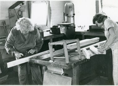 Photograph - KNH 5/7/001 Wood working class circa 1987