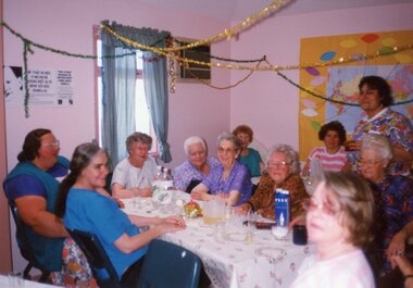 Photograph, KNH Item 5/7/005 Eleven women at Christmas party