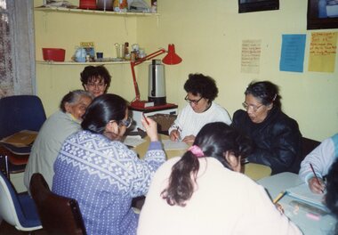 Photograph - KNH 5/7/007 Group of students in Spanish Leteracy Group circa 1991-92