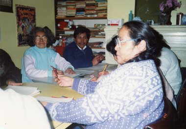 Photograph - KNH 5/7/008 Group of students in Spanish Literacy Group circa 1991-92