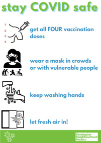 Poster - KNH Item 4_018 Covid 19 Posters produced by Kensington Neighbourhood House