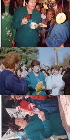 Photograph - KNH Item 5_4_002, Opening of KNH Upstairs Extension 1992 - Joan Kirner speaking with people