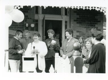 Photograph - KNH Item 5_04_009, Opening of KNH Upstairs Extension 1992 - Joan Kirner and Womens Group members
