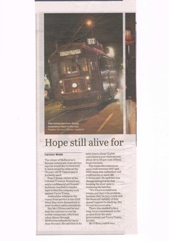 Front photo of Colonial Tramcar number 442