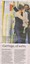 First of two clippings showing photo inside tram and accompanying text