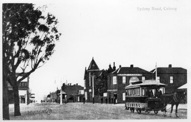 Photograph - Coburg Horse Tram - Sydney Road and Bell St