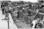 Photograph - Black and White - demolishing cable tram track Smith Street and Queens Parade North Fitzroy 1954/55