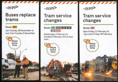 Tram Service Changes and buses replace trams