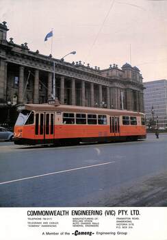 Pamphlet - Commonwealth Engineering - tramcar Z1