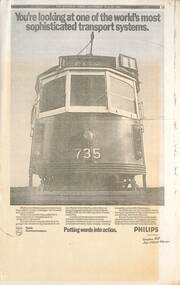 Advertisement - "..world's most sophisticated transport systems."