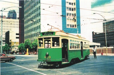 Tram Y 469 - Latrobe St 1985 