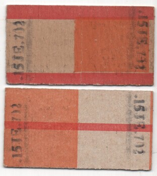 Tickets - Sandringham Tramway - Middle Brighton to Bluff Road and Royal Ave. - rear