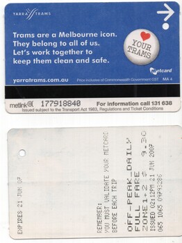 Metcard - Love your Trams