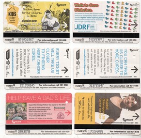 Metcards - fund raising - set of 6