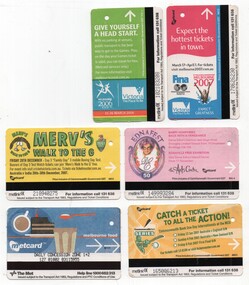 Metcards - event promotion - set of 6
