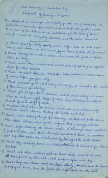 Melbourne Tramway & Omnibus Co  - abstracts of Rules for Gripmen