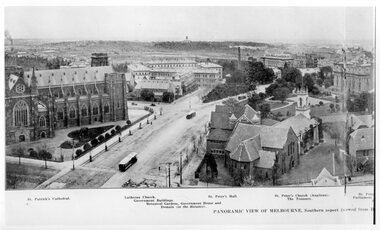 Illustration - Panoramic View of Melbourne Southern Aspect