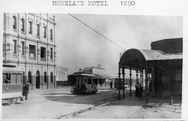 Photograph - Black and White - Moreland Road tram interchange
