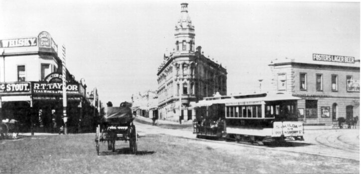 Photograph - Black and White - St Kilda Junction c1900